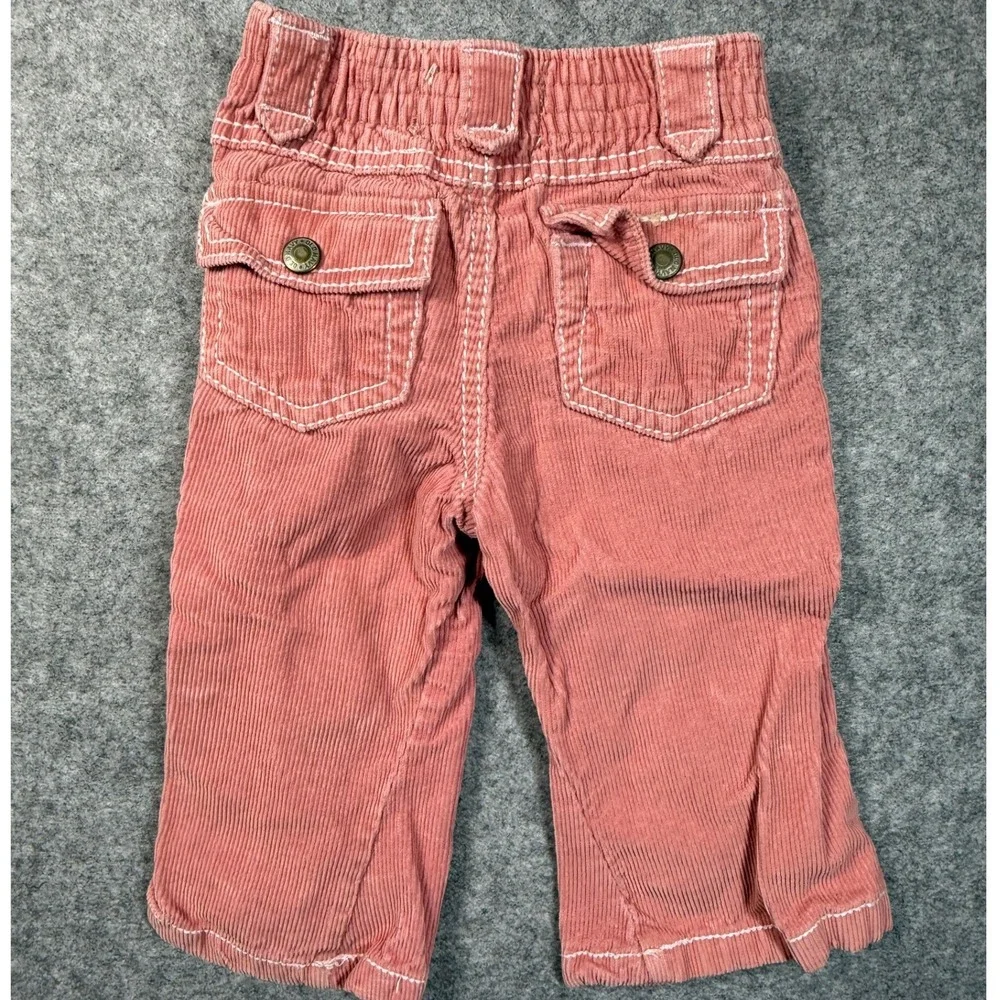 Old Navy Vintage 2000s Pink Corduroy Pants Kids 12-18 Months Dusty Rose Y2K‎